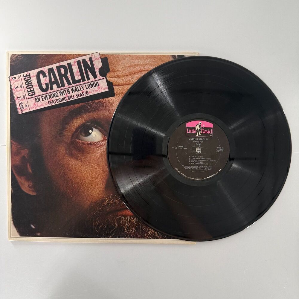 George Carlin FM & AM 12” Vinyl 1972 Comedy Spoken Word Record #75